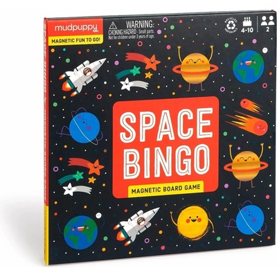 Mudpuppy Magnetická desková hra vesmírné bingo
