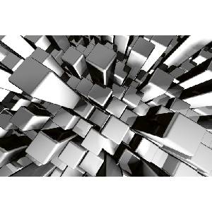 DIMEX ART Флизелинов фототапет динамичен метален блок 375 x 250 см