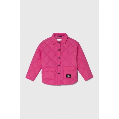 Calvin Klein Jeans detská bunda IG0IG01814.116.PPYH ružová