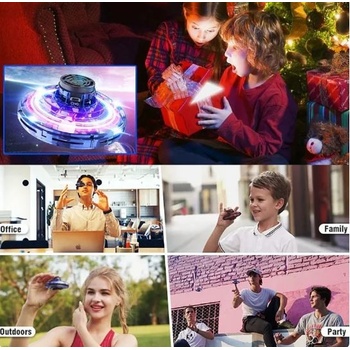 Létající spinner ufo modrý