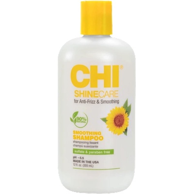 CHI shinecare smoothing shampoo Изглаждащ шампоан за мигновен блясък 355 мл (chiscss12)