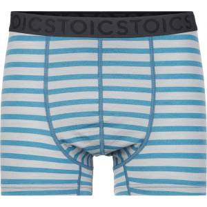 Stoic Мъжко мериносово термобельо Stoic Merino150 AlsenSt. Boxer Merino base layer - Iron Grey / Summer Blue / Striped - размер 5XL (015-1638-2718)