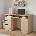 Бюро Function Plus с врата и 3 чекмеджета Jackson Hickory