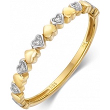 Sofia Diamonds zlatý prsteň s diamantami GEMBG28619 18