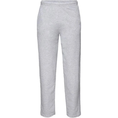 Fruit of the Loom tepláky s volnými nohavicemi Lightweight F640380 pánské Heather Grey Šedý melír