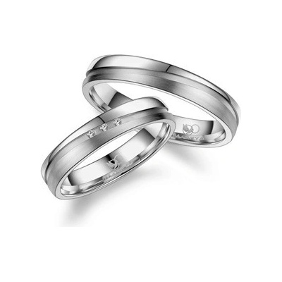 Marrya Dámský snubní prsten Titan s diamanty TI 43D