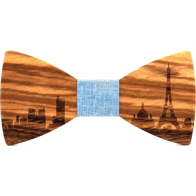 BB Wood Watches Модерна дървена папионка - Paris