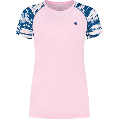 K-Swiss Tac Hypercourt Round Neck Top Melange cher blos