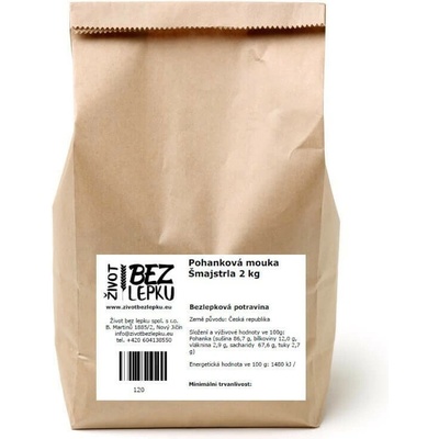 Šmajstrla Život bez lepku Pohanková mouka 2 kg