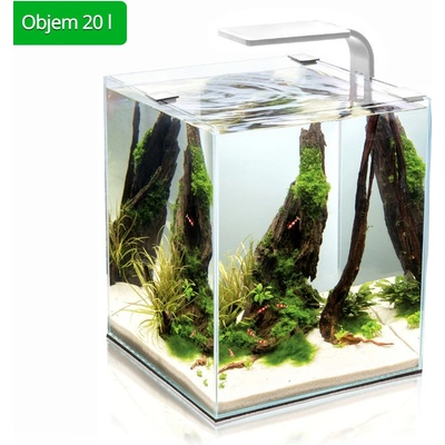 Aquael Shrimp Smart akvarijní set bílý 25 x 25 x 30 cm 20 l