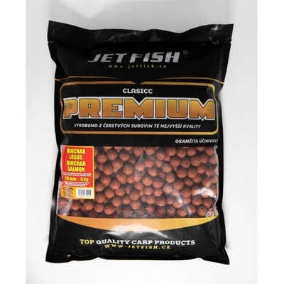 Jet Fish Boilies Premium Clasicc 5kg 20mm chilli-česnek