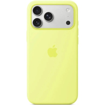 Apple Калъф Apple iPhone 17 Pro Max Silicone MS Neon Yellow mgfm4 (0195950664058)