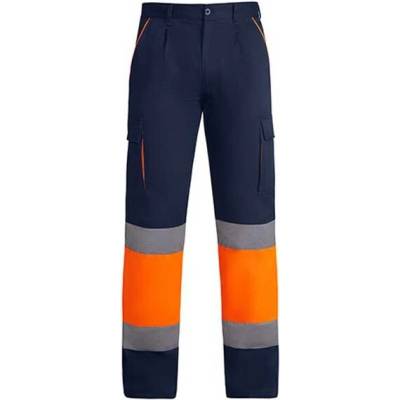 Roly Enix Pánské reflexní kalhoty HV9321 Navy Blue