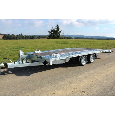 martz Přívěs na auta UNIDECK 450 3000kg překl. výplň, kola R13", lomený