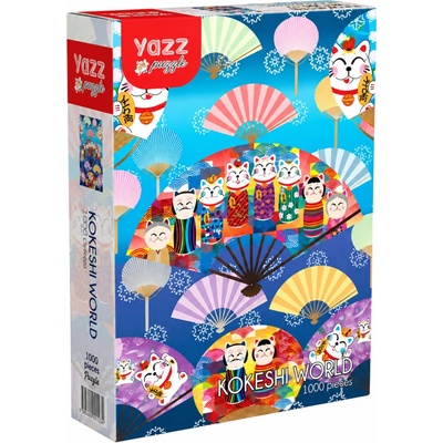 Yazz Svět Kokeshi 1000 dílků