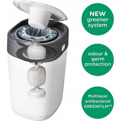 Tommee Tippee Koš na pleny Sangenic Twist & Click bílý EKO – Hledejceny.cz