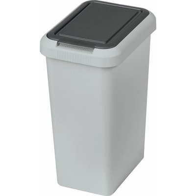 Tontarelli Odpadkový kôš Touch & Lift, 25 l, sivý/antracit, 8104308ACA