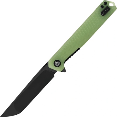 QSP Knife Mantis Nitro V, Black Glow-in-the-Dark G10 Linerlock QS176-B2