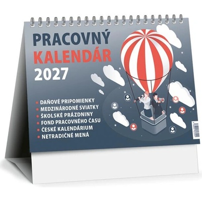 Stolový riadkový 21 x 15 cm Pracovný malý 2026