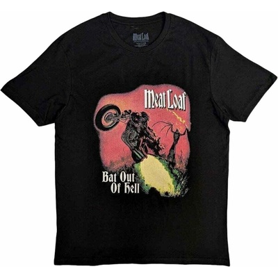 Meat Loaf tričko Bat Out Of Hell Cover čierne