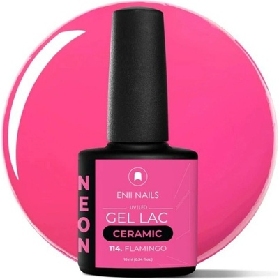 Enii Nails Gel lak Ceramic 114 Flamingo 10 ml