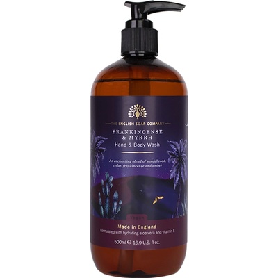 English Soap Company tekuté mydlo Kadidlo a Myrha 500 ml