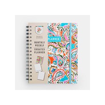 Sentio Планер със спирала Paisley Light Blue