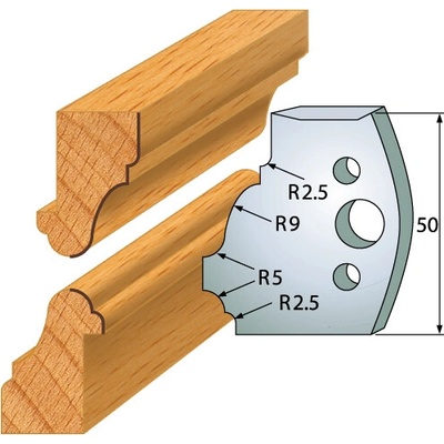 Igm Profilový nůž 50x4mm profil 558 F026-558