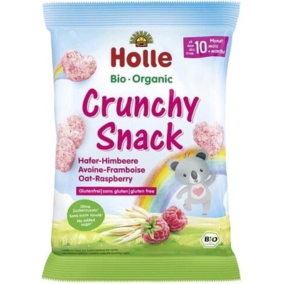 Holle Chrumkavý snack ovos a malina od 10. mesiaca BIO 30 g