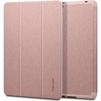 Spigen Urban Fit Case - текстилен кейс и поставка за iPad 7 (2019), iPad 8 (2020) (розово злато)