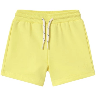 Mayoral Къси панталонки Mayoral - Жълти, basic , с ластик и връзки, 12 м (25-00621-079-12M)
