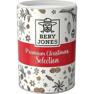 Bery Jones Vánoční mandle ve skořici a mléčné čokoládě v tubusu 450 g