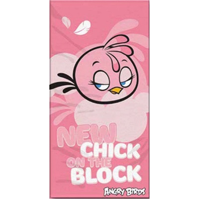 Carbotex Osuška Angry Birds dívčí 140 x 70 cm