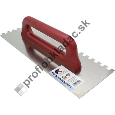 Hladidlo Kaufmann E10 zubaté 10x10 mm, uzavretá rúčka