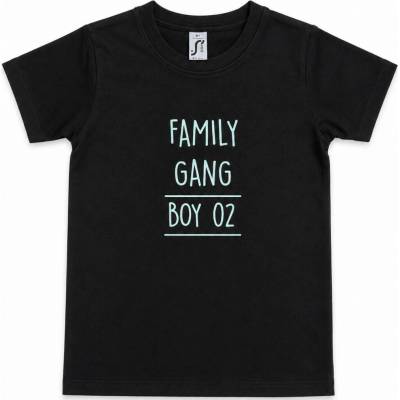 Tričko s potiskem FAMILY GANG BOY 02-Zachraň mě!
