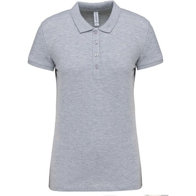 Kariban K255 Dámske piqué polo sivá Oxford