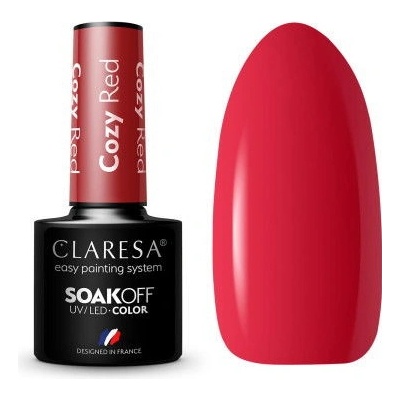 Claresa Gél lak COZY RED 5 g