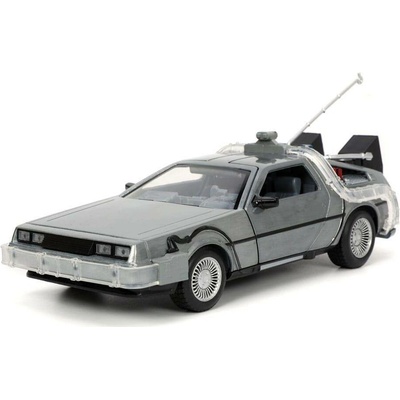 Jada Toys Back to the Future II Hollywood Rides Diecast Model DeLorean Time Machine 1:24