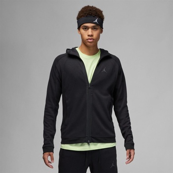 Air Jordan Суичър Air Jordan Dri-FIT Sport Air Fleece Full-Zip Hoodie Men's - Black/Black