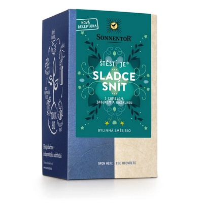 SONNENTOR - Щастието е сладък сън, торбички чай, био, 18 бр