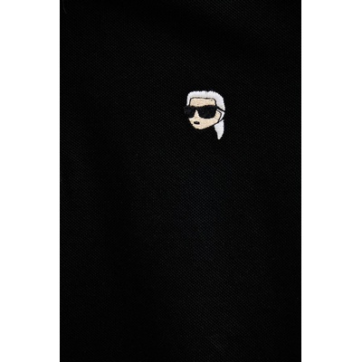 Karl Lagerfeld тениска с яка дамска памучна IKON (B2W17098)