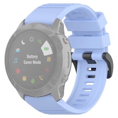 PROTEMIO SILICONE Řemínek Garmin Fenix 3/3HR/5X/5 Plus /6X/6X Pro světle modrý 37149