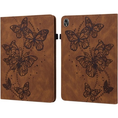 Vsetkonamobil 55619 ART BUTTERFLIES Zaklápacie puzdro Lenovo Tab K10 hnedé