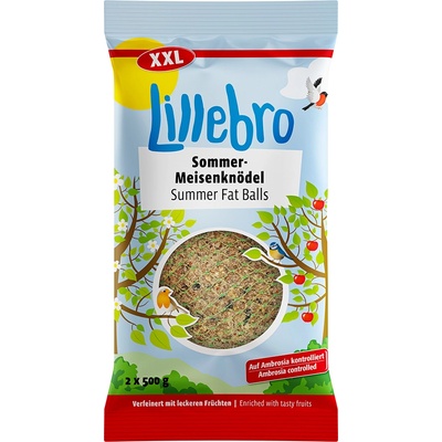 Lillebro 2х500h Lillebro XXL - мастни топки за лятото храна птици