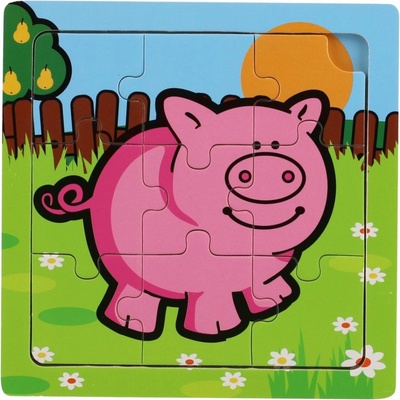 Teddies mini moje prvé zvieratká pre najmenších 15x15x0 9 dielov