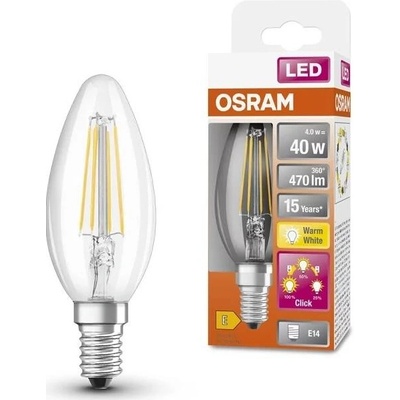 Osram LED Stmievateľná žiarovka VINTAGE B35 E14/4W/230V 2700K P227245