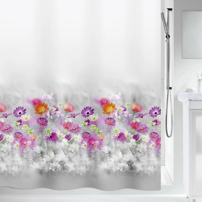 Spirella ABELLA motiv květin šedý 180 x 200 cm – Zboží Mobilmania