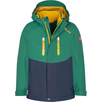 TROLLKIDS Детско 3-в-1 яке Trollkids Kid's Bryggen 3in1 Jacket 3-in-1 jacket - Jungle Green / Navy - размер 92 (EU) (703-2234-2211)