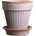 Bergs Potter Саксия Simona с поставка 12 см розова (SR12S)
