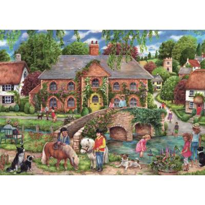 Ravensburger - Puzzle Village life - 1 000 piese